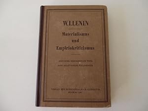 Materialismus und Empiriokritizismus Kritische Bemerkungen über eine Reaktionäre Philosophie