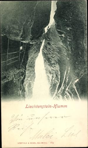 Ansichtskarte / Postkarte St Johann Pongau Salzburg, Felsen, Bergpass, Liechtenstein Klamm