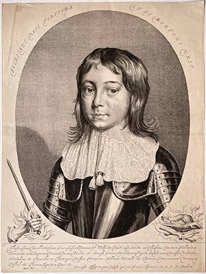 [Antique print, engraving] Portrait of Wolfert van Brederode, published ca. 1660, 1 p.