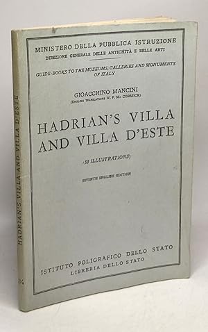 Hadrian's villa and villad d'Este (53 illustrations) / Ministero della pubblica istruzione - guid...