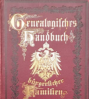 Genealogisches Handbuch bürgerlicher Familien - 21. Band. Zugleich Hamburger Geschlechterbuch dri...