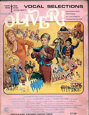 Imagen del vendedor de Lionel Bart's Oliver! Souvenir Album Containing all the Songs in the Motion Picture a la venta por Michael Moons Bookshop, PBFA