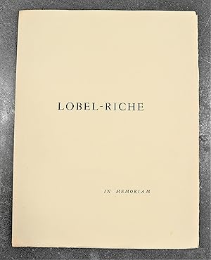 Lobel - Riche In Memoriam