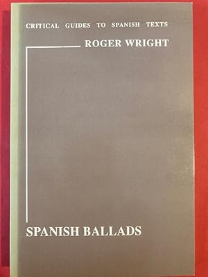 Bild des Verkufers fr Spanish Ballads. zum Verkauf von Plurabelle Books Ltd