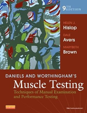Bild des Verkufers fr Daniels and Worthingham's Muscle Testing: Techniques of Manual Examination and Performance Testing, 9e zum Verkauf von Pieuler Store