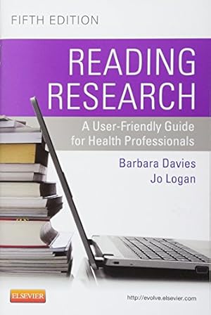 Imagen del vendedor de Reading Research: A User-Friendly Guide for Health Professionals a la venta por Pieuler Store
