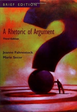 Seller image for A Rhetoric of Argument: Brief Edition for sale by Pieuler Store