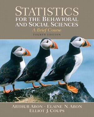 Immagine del venditore per Statistics for the Behavioral and Social Sciences: A Brief Course venduto da Pieuler Store