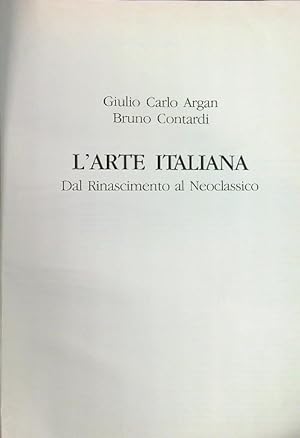 Seller image for L'arte italiana for sale by Librodifaccia