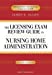 Image du vendeur pour The Licensing Exam Review Guide to Nursing Home Administration mis en vente par Pieuler Store