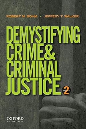 Immagine del venditore per Demystifying Crime and Criminal Justice venduto da Pieuler Store