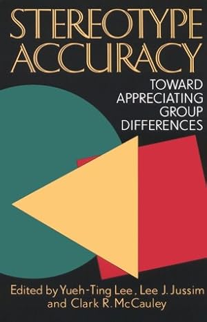 Seller image for Stereotype Accuracy: Toward Appreciating Group Differences (Apa Science Volumes) for sale by Pieuler Store