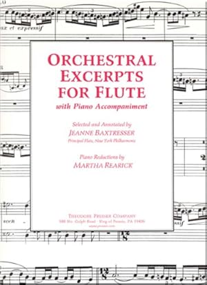 Immagine del venditore per Orchestral Excerpts for Flute (FLUTE TRAVERSIE) venduto da Pieuler Store