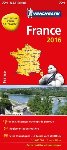 Carte nationale 721 France 2016 - Collectif