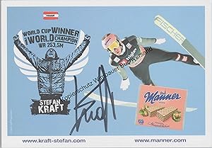 Original Autogramm Stefan Kraft Skispringen /// Autograph signiert signed signee