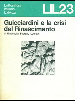 Bild des Verkufers fr Guicciardini e la crisi del Rinascimento zum Verkauf von Librodifaccia