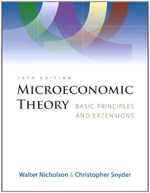 Imagen del vendedor de Microeconomic Theory: Basic Principles and Extensions a la venta por Pieuler Store