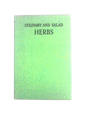 Image du vendeur pour Culinary and Salad Herbs mis en vente par World of Rare Books