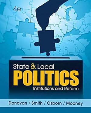 Seller image for State and Local Politics: Institutions and Reform for sale by Pieuler Store