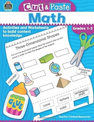 Immagine del venditore per Cut & Paste Math: Grades 1-3 (Cut and Paste) venduto da Pieuler Store