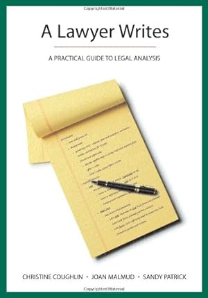 Seller image for A Lawyer Writes: A Practical Guide to Legal Analysis for sale by Pieuler Store