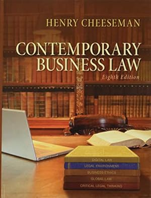 Seller image for Contemporary Business Law for sale by Pieuler Store