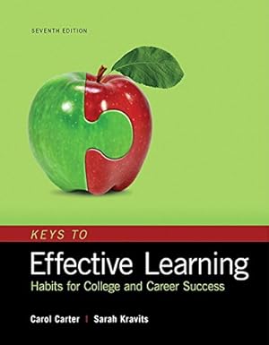 Seller image for Keys to Effective Learning: Habits for College and Career Success for sale by Pieuler Store