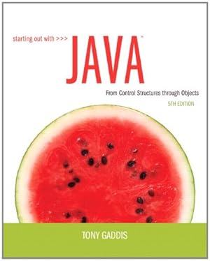 Seller image for Starting Out with Java: From Control Structures through Objects (5th Edition) for sale by Pieuler Store