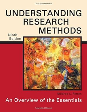 Seller image for Understanding Research Methods: An Overview of the Essentials for sale by Pieuler Store