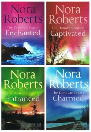 Image du vendeur pour Nora Roberts Donovan Legacy: 4 books (Captivated / Entranced / Charmed / Enchanted) mis en vente par Pieuler Store