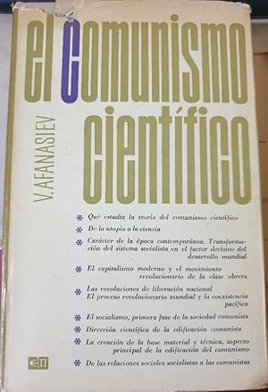 Imagen del vendedor de EL COMUNISMO CIENTIFICO. a la venta por Libreria Lopez de Araujo