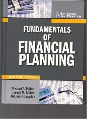 Seller image for Fundamentals of Financial Planning 2nd Edition for sale by Pieuler Store