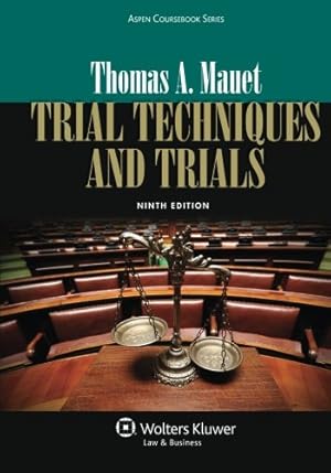 Imagen del vendedor de Trial Techniques, Ninth Edition (Aspen Coursebook) a la venta por Pieuler Store
