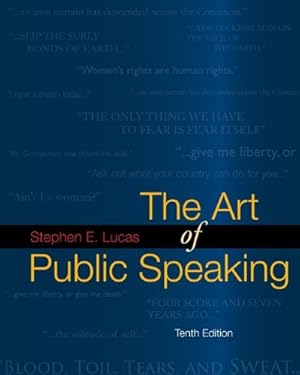 Seller image for The Art of Public Speaking, 10th Edition for sale by Pieuler Store