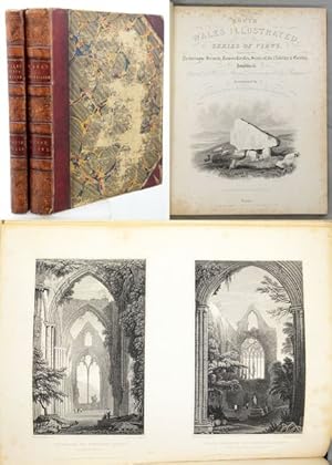 Bild des Verkufers fr WALES ILLUSTRATED IN A SERIES OF VIEWS, Comprising the Picturesque Scenery, Towns, Castles, Seats of the Nobility & Gentry, Antiquities, &c. zum Verkauf von Francis Edwards ABA ILAB