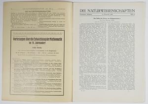 Bild des Verkufers fr Die Rolle des Kerns im Zellgeschehen (pp.1021-1029, 10 Abb.). zum Verkauf von Antiq. F.-D. Shn - Medicusbooks.Com