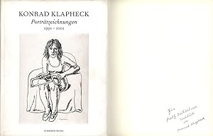 Seller image for Portrtzeichnungen, 1992 - 2002. Mit 16 Zeichnungen von Wanda Richter-Forgch. [Signiertes Exemplar / signes copy.] for sale by Antiquariat Lenzen