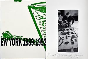 Bild des Verkufers fr About the House. New York 1989 - 1992. [Widmungsexemplar mit 4 Original-Siebdrucken / dedication copy with 4 original screenprints.] zum Verkauf von Antiquariat Lenzen