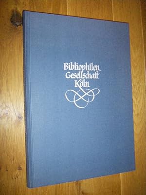 70 Jahre Bibliophilen-Gesellschaft Köln 1930 - 2000