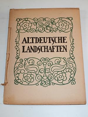 Seller image for Altdeutsche Landschaften nach Kupferstichen und Radierungen von Drer, Cranach, Altdorfer, Hirschvogel und Lautensack. for sale by Antiquariat Diderot