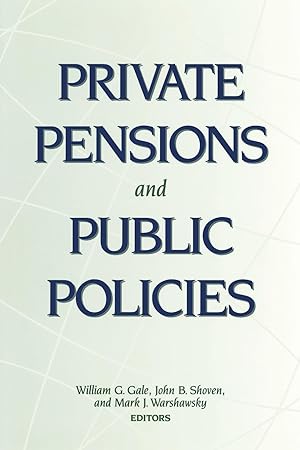 Imagen del vendedor de Private Pensions and Public Policies a la venta por moluna