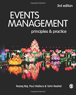 Immagine del venditore per Events Management: Principles and Practice venduto da WeBuyBooks