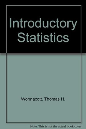 Imagen del vendedor de Introductory Statistics a la venta por WeBuyBooks