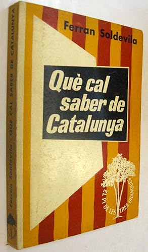 Image du vendeur pour (P1) QUE CAL SABER DE CATALUNYA mis en vente par UNIO11 IMPORT S.L.