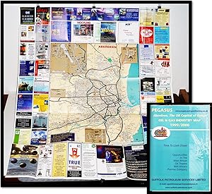 [Folded Map, Scotland] Aberdeen : The Oil Capital of Europe, Oil and Gas Industry Map 1999/2000