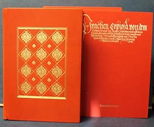 Bild des Verkufers fr Practica Copiosa. Von dem rechten Grundt de Bruch Schnidts (Lindau, 1559-67) und Practica in Arte Ophthalmica Copiosa (Zrich, um 1550) Faksimile-Ausgabe und Kommentarband zum Verkauf von Eugen Kpper