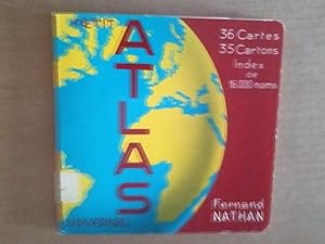 Imagen del vendedor de Petit atlas universel nathan a la venta por Livresse