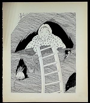 Seller image for PRINT - "The Straw Parolor" for sale by The Kelmscott Bookshop, ABAA