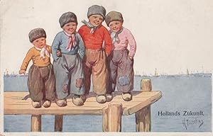 Seller image for Dutch Kids postcard: Hollands Zukunft (Holland's Future) for sale by Mobyville