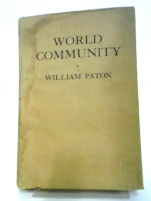 Seller image for World Community for sale by World of Rare Books